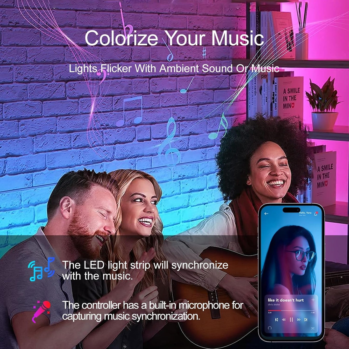 World Cup Room Setup LED Strips — 200FT Color-Changing with App & Remote Control