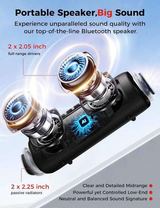 World Cup Party Speaker — 20H Waterproof Bluetooth with Light Show & TWS Pairing