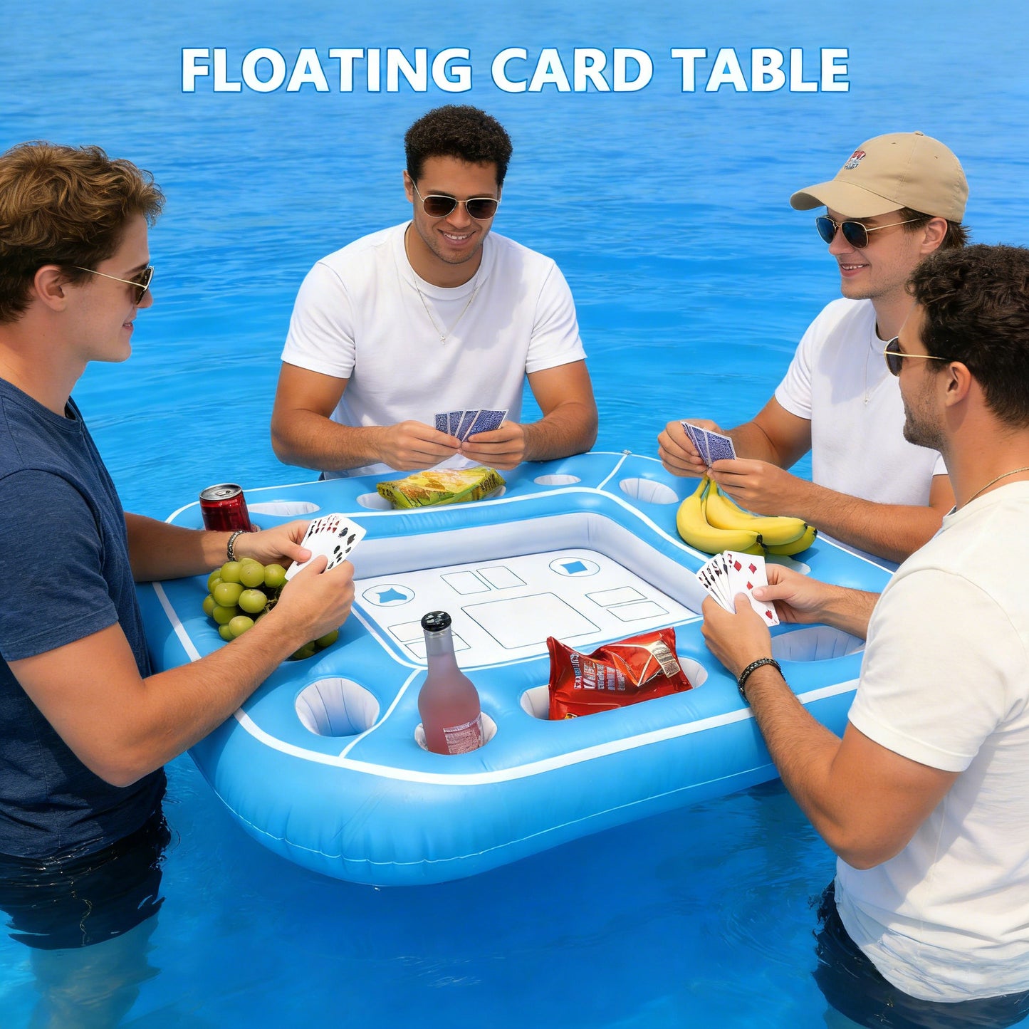 World Cup Pool Party Drink Tray — Floating Beverage Holder