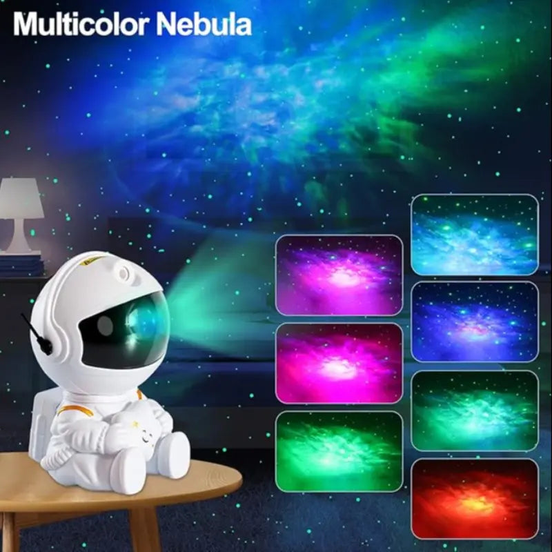 USB Powered Aurora Night Light with Starry Sky Projection for Bedroom, Gaming Room & Desk Setup